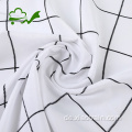 Karo-Druck 100% Polyester Chiffon-Gewebe